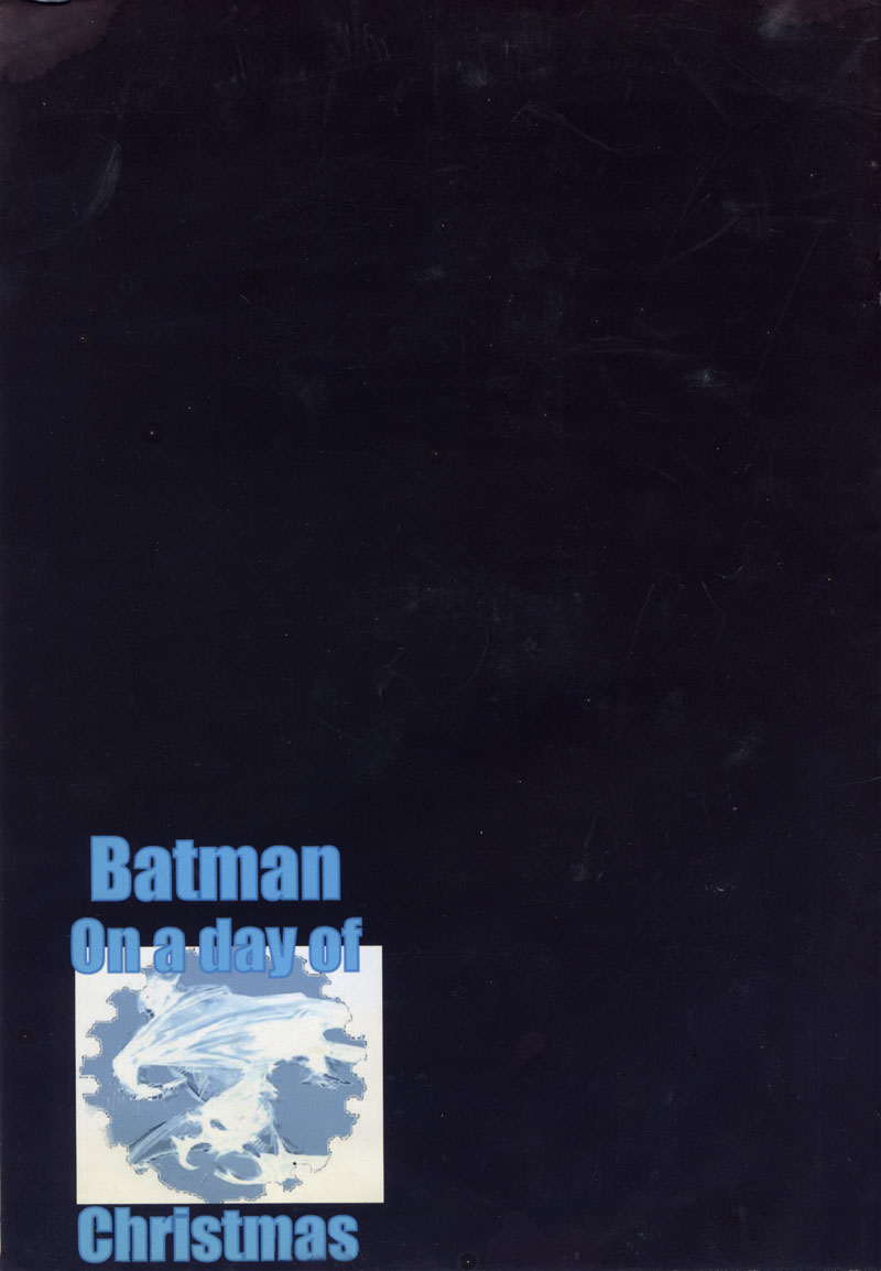Batman On A Day Of Christmas Back Cover